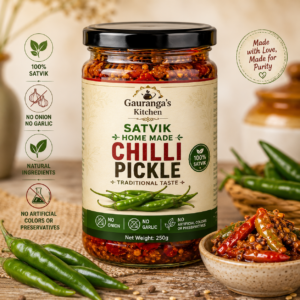 Satvik Homemade Green Chilli Pickle