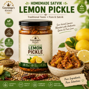 Satvik Homemade Lemon Pickle